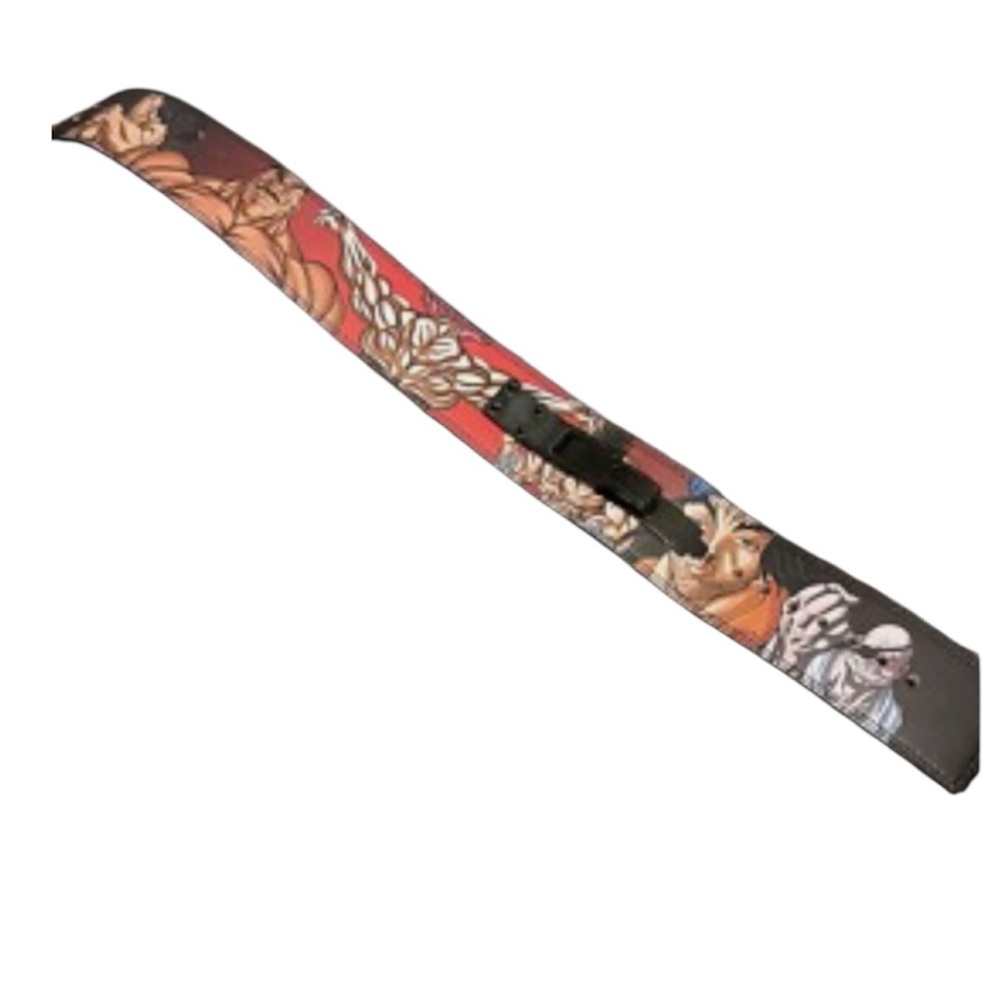 Baki Anime Character Print Yuichiro Hanma weightlifting Training Belt Sz Small